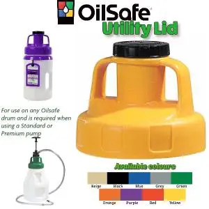 UTILITY LID YELLOW